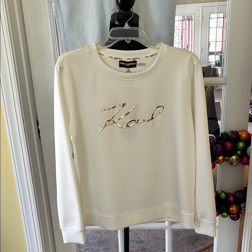 Karl Lagerfeld White Women's Sweater NEW